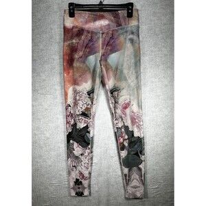 Women S Anthropologie Pure + Good Frosted Floral Printed Active Leggings Pants